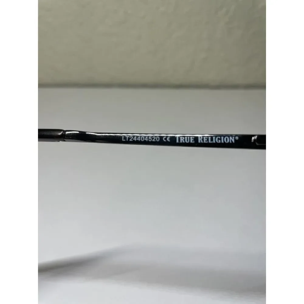 Nwt True Religion Eyeglass Frames T007 FW540 54/17/140 Black RETAIL $114